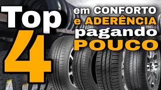 TOP 04 Pneus duráveis confortáveis silenciosos sem PAGAR CARO [upl. by Aihsenek696]