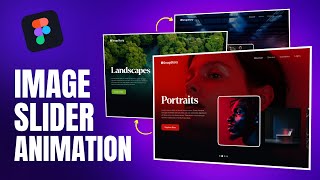 Create ADVANCED Image Slider Animation In Figma  Figma Tutorial With Voice [upl. by Oironoh913]