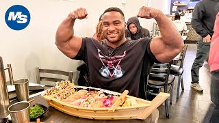 Bodybuilding Refeed  All You Can Eat Sushi Feast  Carlos Thomas Jr [upl. by Chelsy]