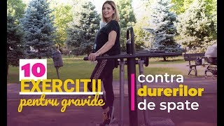 Jurnal de sarcină 11 10 exerciții pentru gravide contra durerilor de spate supermom [upl. by Aissat]