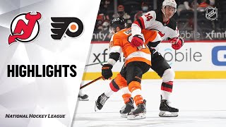 Devils  Flyers 51021  NHL Highlights [upl. by Eelsew]