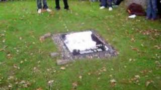 Uncovering of the Cliff Burton Memorial stone [upl. by Becker899]