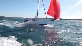 Beneteau First 24 SE ex Seascape24 sea trials [upl. by Yanehs79]