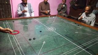 new double carrom board tournament game 2022 Pakistan Abbottabad best game [upl. by Ellerrehs]