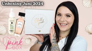 Perfekt 🤩 🐚 PINKBOX Juni 2024 UNBOXING [upl. by Aikkan]