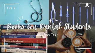 BDS 1st YEAR Books  All you need to know  DHANUJA  MY DENTAL JOURNEY [upl. by Irehj696]