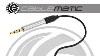 Adaptador de audio CTIAOMTP OMTPCTIA minijack 35mm 4pin  distribuido por CABLEMATIC ® [upl. by Isiahi]