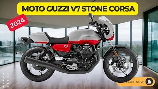 2024 Moto Guzzi V7 Stone Corsa First look of the story racing heritage [upl. by Stavros]