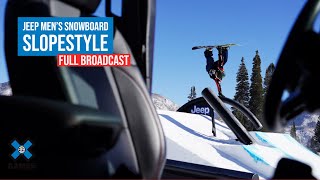 Jeep Men’s Snowboard Slopestyle FULL COMPETITION  X Games Aspen 2022 [upl. by Auoh]