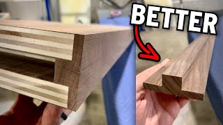 How I build floating shelves  NO PLYWOOD MITER FOLDS [upl. by Mohn876]