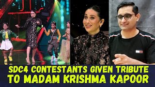 Pakistani React On  SDC4 Contestants Given Tribute To Madam Krishma Kapoor  A5 Reaction sdc4 [upl. by Raasch]