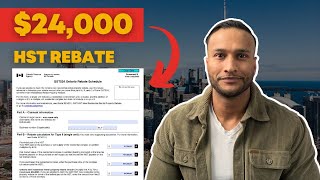 How To Claim HST New Condo Rebate 2024  Step by Step Tutorial [upl. by Douty]