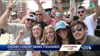 Kenny Chesney Sun Goes Down Tour brings big crowds to Pittsburghs North Shore [upl. by Enegue]