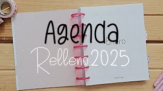 🎀📓Relleno de agenda 2025 hazlotumismo agenda scrapbooking [upl. by Kirch]