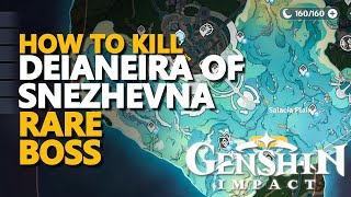 Deianeira of Snezhevna Genshin Impact Rare Boss Fight [upl. by Barabbas409]