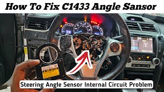 c1433 steering angle sensor internal circuit  Solutions with complete guide 💯 [upl. by Annayar]