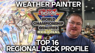 YuGiOh Regional Deck Profile Top 16  Weather Painter [upl. by Atnuahc]