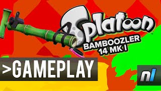 Splatoon Bamboozler 14 Mk I Gameplay 60fps  NEW WEAPON [upl. by Enajyram898]