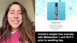 Jordans shares how she used GLP1 and Metabolism  to prepare for her wedding day [upl. by Anicnarf]