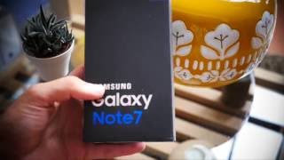 Unboxing et prise en main du Galaxy Note 7 [upl. by Caasi]