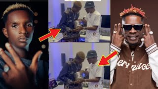 Shatta Wale Suprise Young Artist With Bundle Of Cash [upl. by Arolf572]