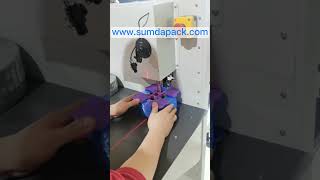 Auto strapping machine for 3D printing wire coils with OPP banding strap [upl. by Seilenna926]