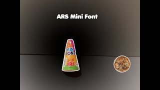 ARS Mini Font  Klasse 2 Vulkan  PyroPizza🍕 [upl. by Rosol]