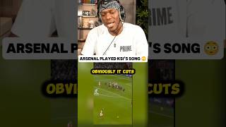 Arsenal Played KSIs Song 😳 [upl. by Crofoot]