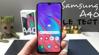 Samsung Galaxy A40 le test une belle reussite [upl. by Atsedom522]