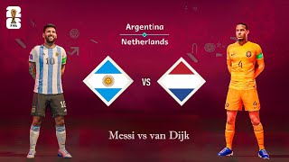 🇦🇷 Argentina vs Netherlands 🇳🇱  FIFA World Cup 2026   Ft Messi vs van Dijk [upl. by Gilmore]