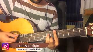 Model  Pembe Mezarlık Gitar Cover  Solo ve Akor [upl. by Eseila995]