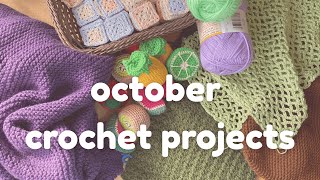 October Crochet Projects [upl. by Naryk]