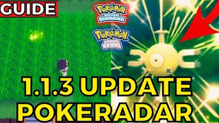 PokeRadar Update 113 Pokemon Brilliant Diamond Shining Pearl [upl. by Kresic]