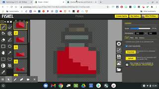 Submitting your Piskel Sprite to Schoology [upl. by Lletnwahs581]