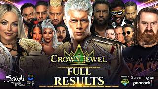 Full WWE Crown Jewel 2024 Results [upl. by Florentia]