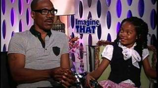 Eddie Murphy Yara Shahidi interview for Imagine That [upl. by Ihel]