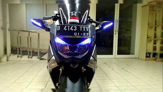 modifikasi nmax 2018 hitam doff [upl. by Yehc]