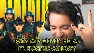 ¡A BAILAR UN BREAKDOWN 😂 Reacción a RATATATA de ELECTRIC CALLBOY Ft BABYMETAL [upl. by Amme]