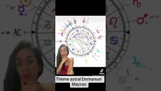 Thème astral Emmanuel Macron emmanuelmacron [upl. by Drummond]