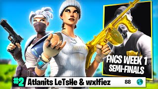 How Wolfiez and I Placed 2nd in FNCS SemiFinals Fortnite Tournament [upl. by Tager768]