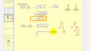 Introduction to Multiplying Radicals [upl. by Meer]