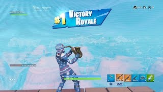 FORTNITE First Win with WINTER quotONESIEquot SKIN HIGH KILL SOLO  Fortnite SEASON 7 BATTLE PASS [upl. by Atinehs]