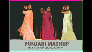 Punjabi Mashup Dance Video  DJ Hitesh  Rinky Mishra Choreography  Arjun Vasita [upl. by Bui]