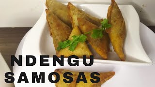 How to Cook Ndengu SAMOSA recipe In KOKO GAS AT HOMEHomemade Ndengu samosas [upl. by Enymsaj324]