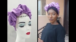 How to make the trending ruffle headband  DIY Ruffle Headband [upl. by Verdi]