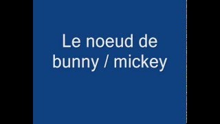 cqp cordiste matelotage  le noeud de bunny  mickey [upl. by Joey]