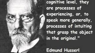 Edmund Husserl  Der Vater der Phänomenologie [upl. by Kindig]