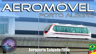 Passeio no Aeromóvel de Porto Alegre  Aeroporto Internacional Salgado Filho  Trensurb [upl. by Aubreir]