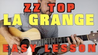 La Grange ZZ Top acoustic lesson [upl. by Hoffert]