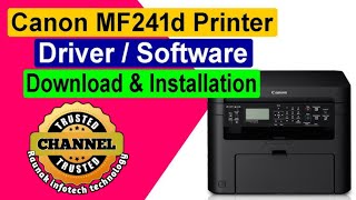 How to download amp install Canon image CLASS MF 241D Printer Driver  Printer Driver mf 241d install [upl. by Marsha279]